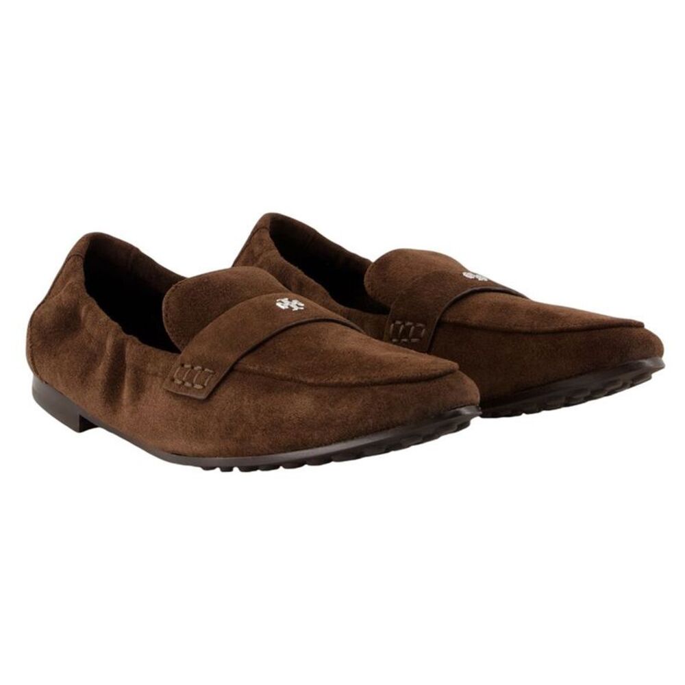 Ballet Loafers - Tory Burch - Leather - Brown - Picture 2 of 2